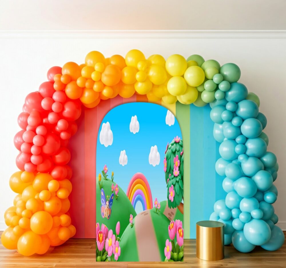 CoComelon Land Birthday Party Celebration Life Size Background Arch Backdrop Prop Yard Sign Gift